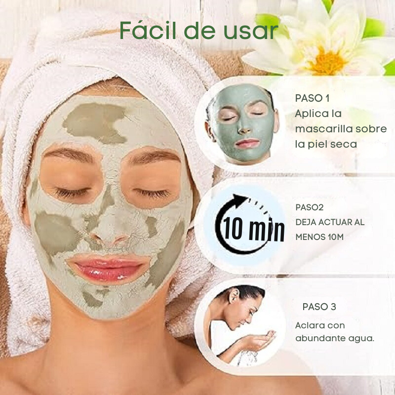 MASCARILLA SOLIDA DE TE VERDE 40G